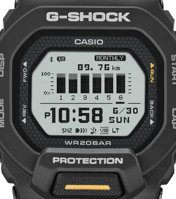 Часы Casio G-SHOCK G-SQUAD GBD-200-1A1ER - купить в Киеве, Украине