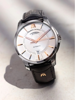 Часы Maurice Lacroix PONTOS Day Date PT6358-SS001-23E-2