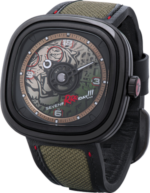 Годинник SEVENFRIDAY SF-T3/04 Green Tiger