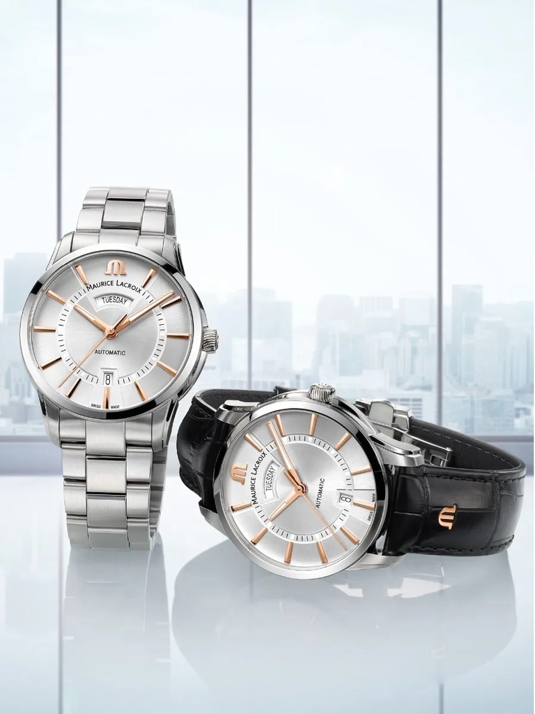 Часы Maurice Lacroix PONTOS Day Date PT6358-SS001-23E-2